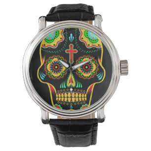 Sugar skull full colour watch