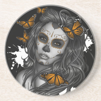 Sugar Skull Girl Coaster