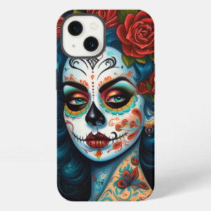 Sugar Skull Girl Day Of The Dead iPhone 13 Case