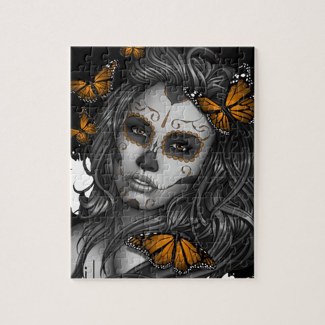 Sugar Skull Girl Jigsaw Puzzle (Vertical)