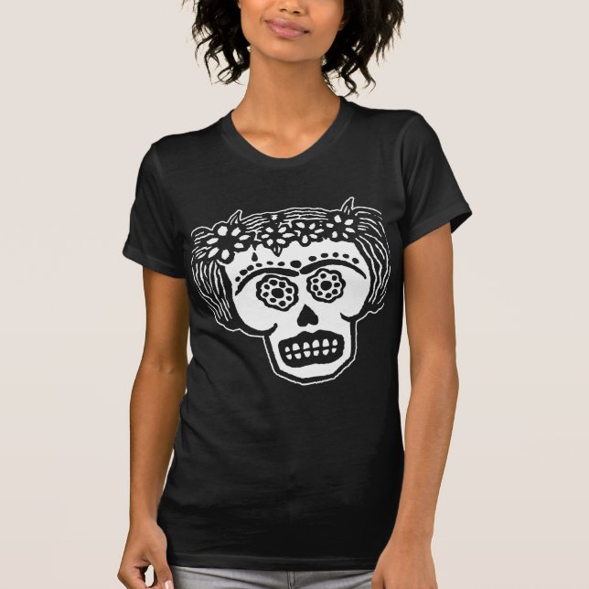 Sugar Skull Girl T-shirt (Front)