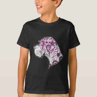 Sugar Skull Great Dane T-Shirt