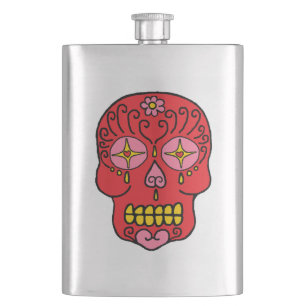 Sugar Skull Hip Flask