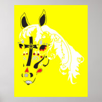 sugar skull horse