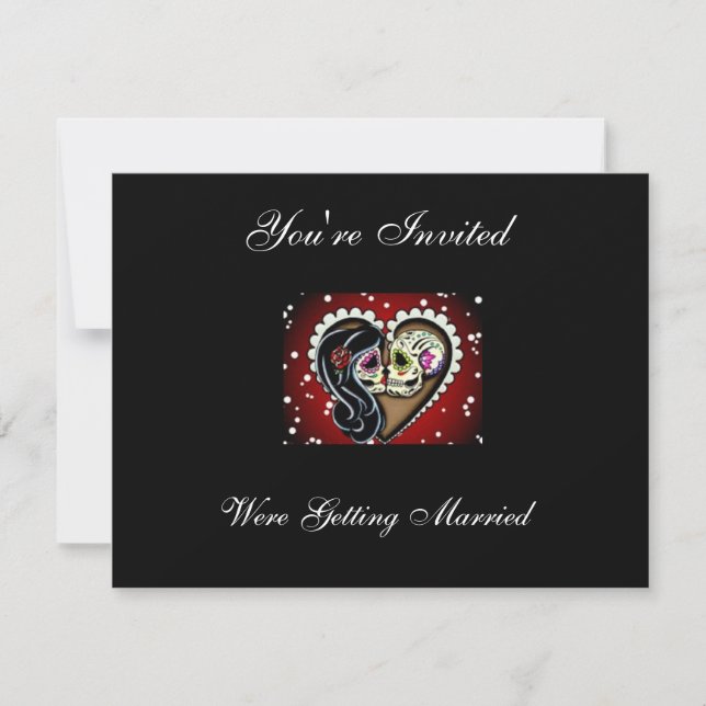 Sugar skull invitations (Front)