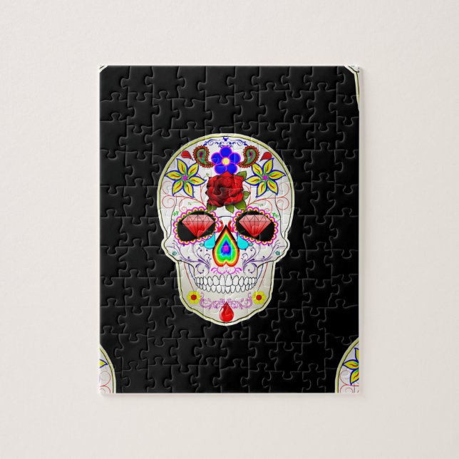 sugar skull jigsaw puzzle (Vertical)