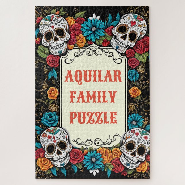 Sugar Skull Jigsaw Puzzle - Day of the Dead (Vertical)