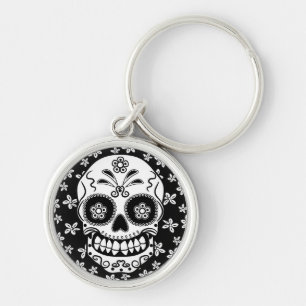 Sugar Skull Key Ring