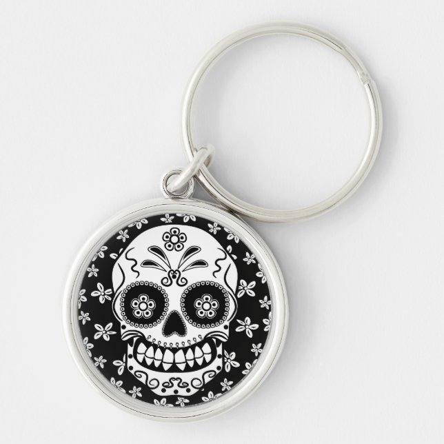 Sugar Skull Key Ring (Front)