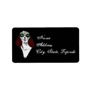 Sugar Skull Makeup Label