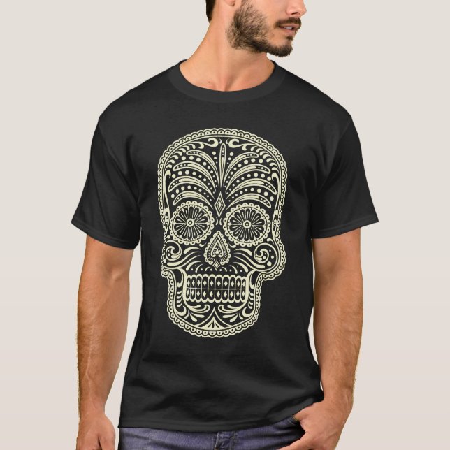 Sugar skull men's t-shirt (Front)