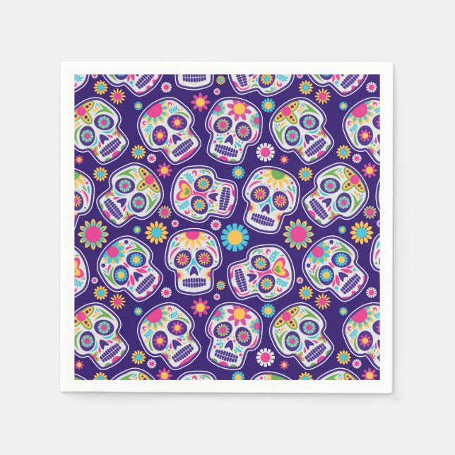 Sugar Skull  Napkin (Front)