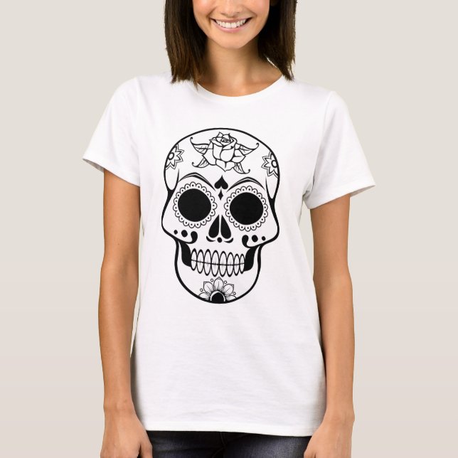 "sugar skull "New Balance tank top (Front)