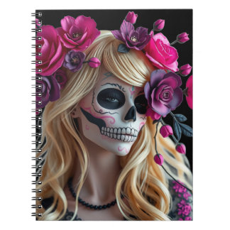 Sugar-skull notebook
