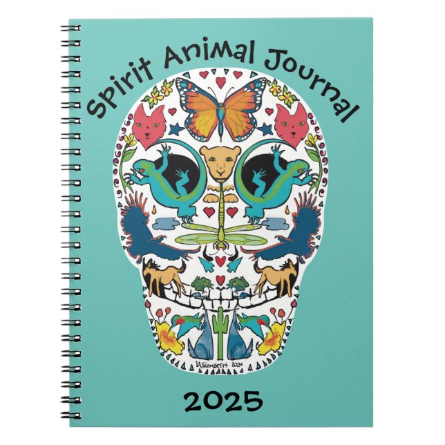 Sugar Skull Notebook Journal (Front)