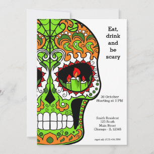 Sugar Skull party Invitation