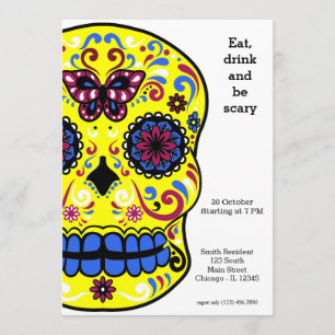Sugar Skull party Invitation