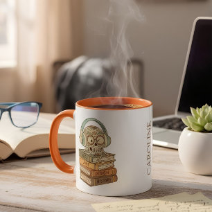 Sugar Skull Passionate About Reading Mug