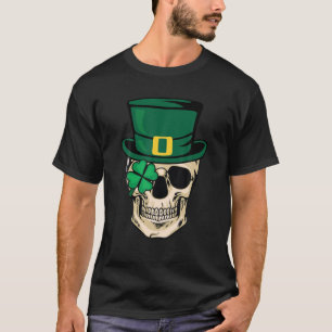 Sugar Skull Patricks Day Of Dead T-Shirt