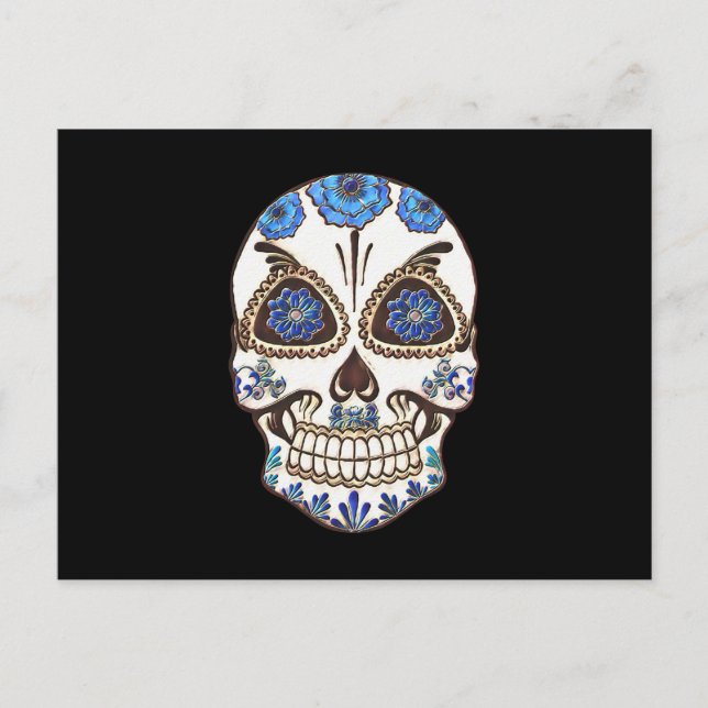 Sugar Skull Postcard (Front)