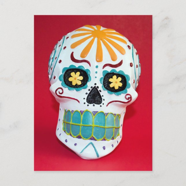 Sugar Skull Postcard (Front)