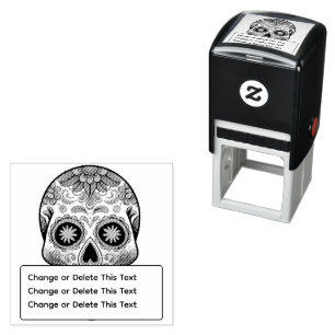 Sugar Skull Self-inking Stamp