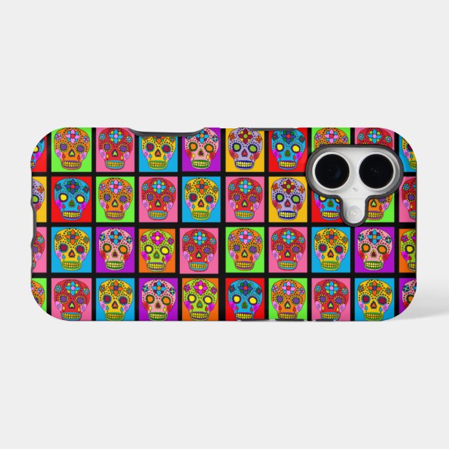 Sugar Skull Squares (Back (Horizontal))