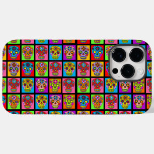 Sugar Skull Squares Case-Mate iPhone 14 Pro Max Case