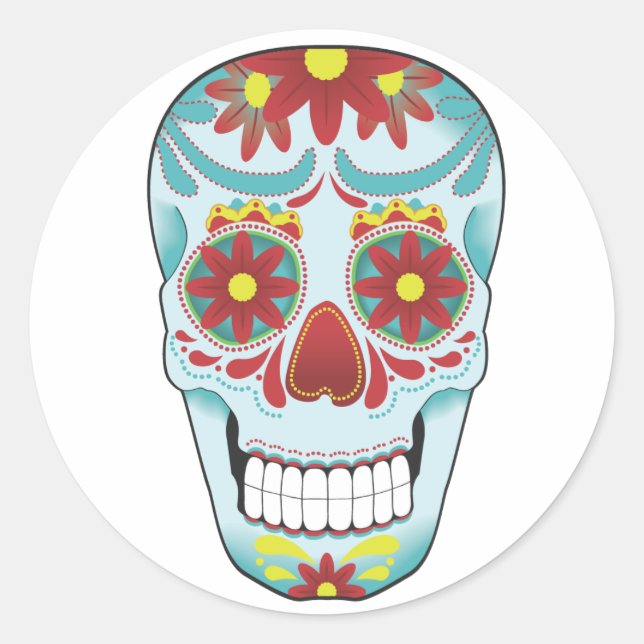 Sugar Skull sticker (Front)
