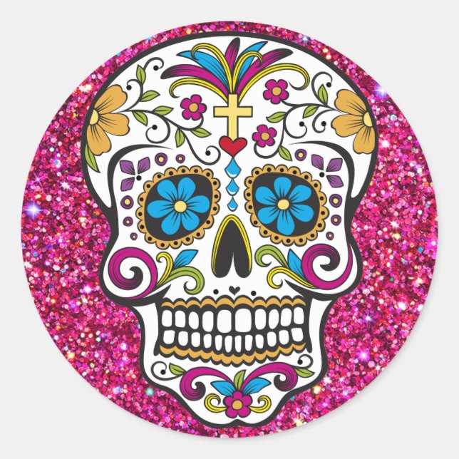 Sugar skull Sticker (Front)