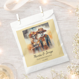 Sugar Skull Sweethearts Dia de los Muertos Favour Bags