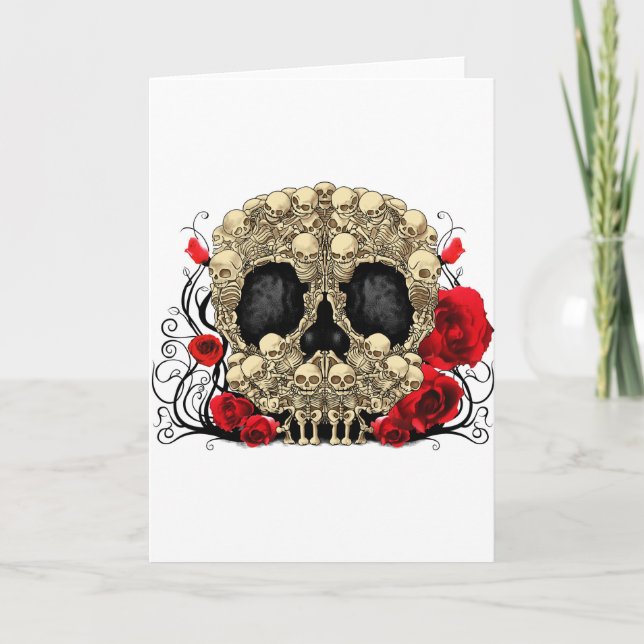 Sugar Skull - Tattoo Design Card (Front)