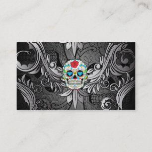 Sugar Skull Tattoo Parlour Business Card