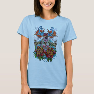 Sugar skull tattoo T-Shirt