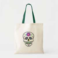 Sugar Skull Tote Bag
