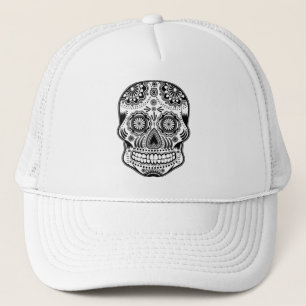 Sugar Skull Trucker Hat