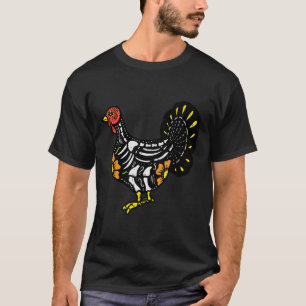 Sugar Skull Turkey Mexican Thanksgiving Day Of The T-Shirt