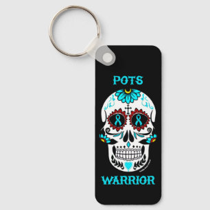 Sugar Skull/Warrior...POTS Key Ring
