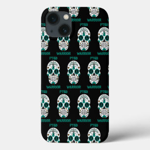 Sugar Skull/Warrior...PTSD iPhone 13 Case
