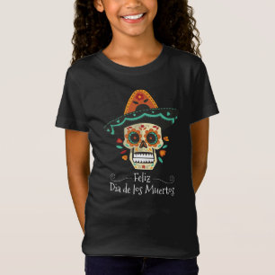 Sugar Skull with Hat Dia de Muertos   Shirt