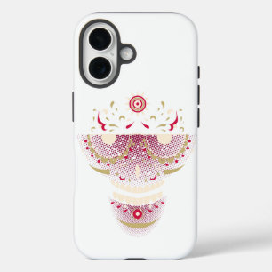 Sugar Skull with Retro Glasses iPhone Case Día d