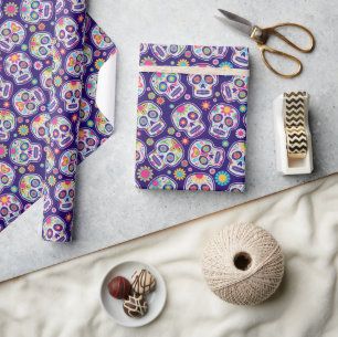 Sugar Skull Wrapping Paper