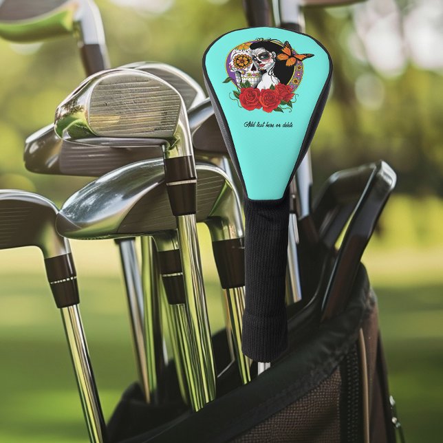 Sugar Skulls Art Nouveau Golf Head Cover (Creator Uploaded)