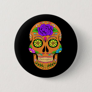 Sugar Skulls Button