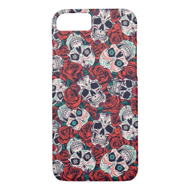 Sugar Skulls Case-Mate iPhone Case (Back)