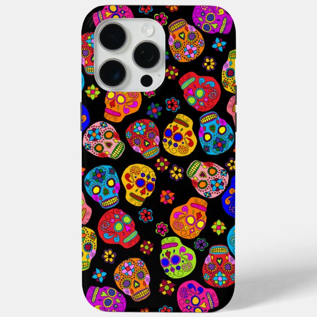Sugar Skulls Case-Mate iPhone Case (Back)