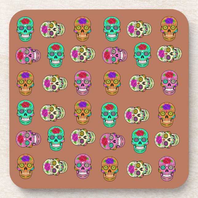 Sugar Skulls  Coaster (Front)