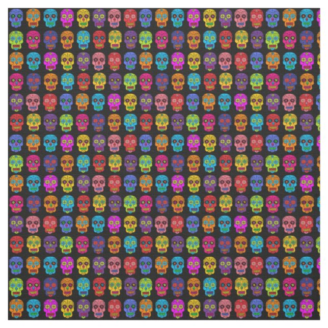Sugar Skulls Fabric (Swatch)