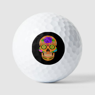 Sugar Skulls Golf Balls
