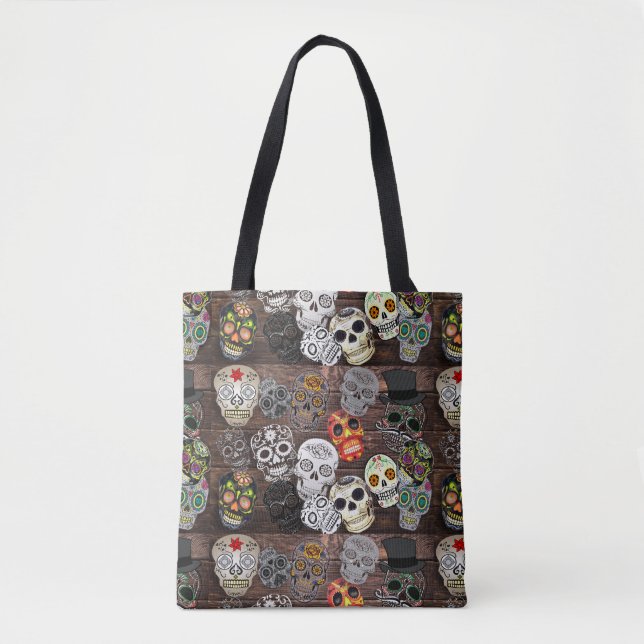Sugar Skulls Halloween Bag (Front)